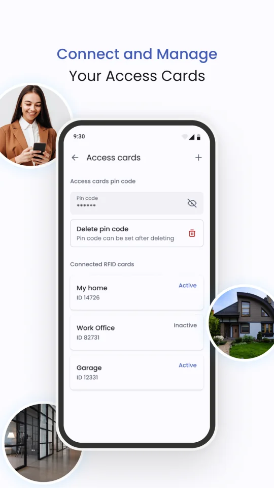 Defigo Flutter-app — innkommende videosamtale fra porttelefonen